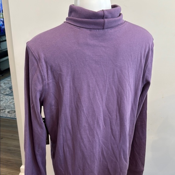 Hasting & Smith Large Purple Relaxed Long Sleeve Tee - Picture 7 of 10